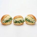 BAMS001 Chefhola Bakery Mini Sandwiches CheeseCrusted Bun Sandwich side