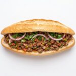 BAMS004 Chefhola Bakery Mini Sandwiches Savory Ground Beef Sandwich