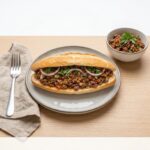 BAMS004 Chefhola Bakery Mini Sandwiches Savory Ground Beef Sandwich table