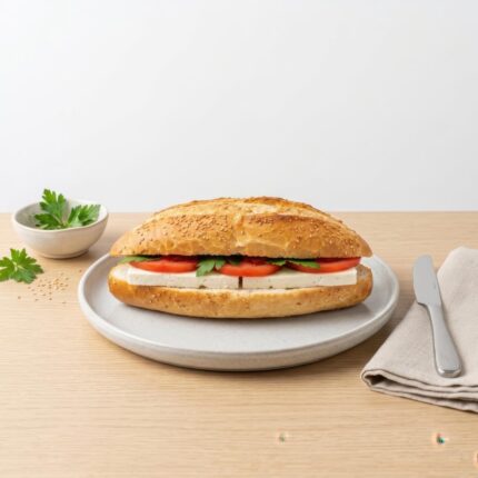 BAMS005 Chefhola Bakery Mini Sandwiches Plain Sandwich table