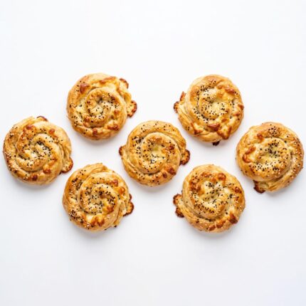 BAPA003 Chefhola Bakery Pastries Cheddar Rose Pastry