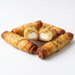 BAPA006 Chefhola Bakery Pastries White Cheese Roll Pastry side
