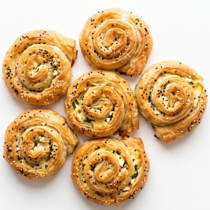 BAPA008 Chefhola Bakery Pastries White Cheese Rose Pastry