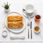 BAPA009 Chefhola Bakery Pastries White Cheese Shredded Pastry table