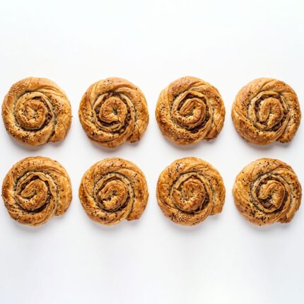 BAPA014 Chefhola Bakery Pastries Minced Meat Rose Pastry
