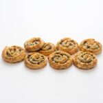 BAPA025 Chefhola Bakery Pastries Spinach Rose Pastry side