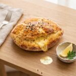 BASF001 Chefhola Bakery Savory Filled Cheddar Pastry table