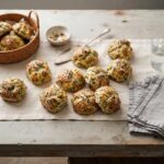 BASF003 Chefhola Bakery Savory Filled Dill Pastry table