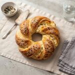 BATB001 Chefhola Bakery Turkish Bread Rolls White Cheese Filled Bread table