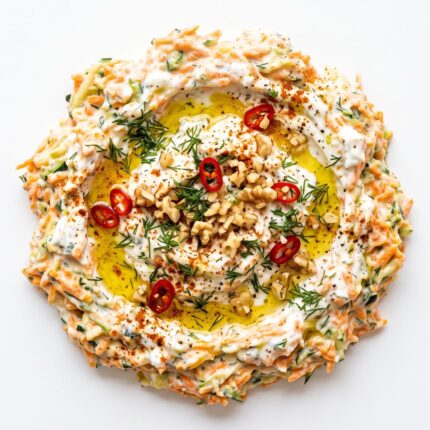 GABD002 Chefhola Gourmet Appetizers Based Dips Carrot and Zucchini Tarator