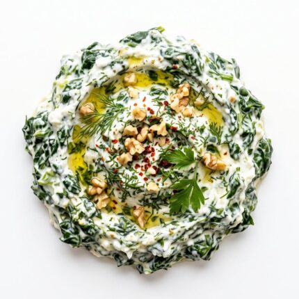 GABD006 Chefhola Gourmet Appetizers Based Dips Spinach Tarator