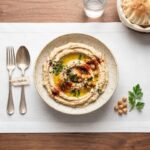 GALE001 Chefhola Gourmet Appetizers Legumes Hummus table