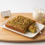 PAAC005 Chefhola Pastries Albanian Cakes Pistachio Threemilk Cake table
