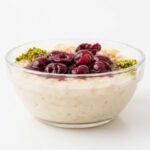 PAAP001 Chefhola Pastries Almond Pudding Cherry Pudding side