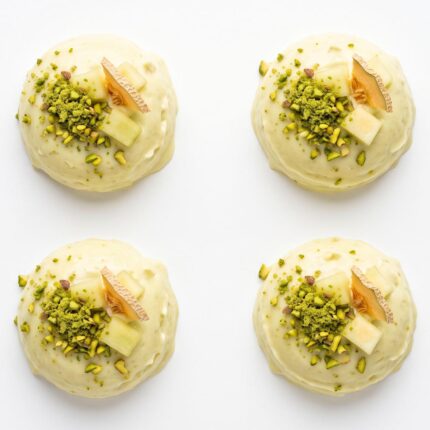 PAAP005 Chefhola Pastries Almond Pudding Melon Pudding