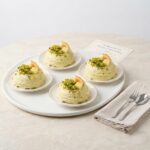 PAAP005 Chefhola Pastries Almond Pudding Melon Pudding table