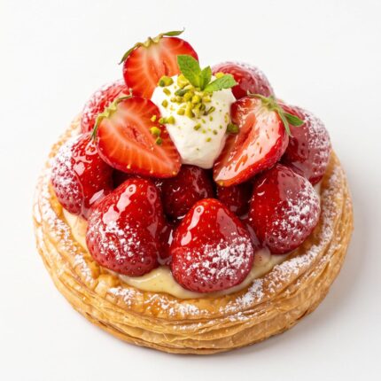 PACP011 Chefhola Pastries Cream Puffs Strawberry Estrules