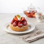 PACP011 Chefhola Pastries Cream Puffs Strawberry Estrules table