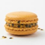 PAMA005 Chefhola Pastries Macarons Passion Fruit Macaron side