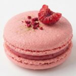 PAMA007 Chefhola Pastries Macarons Raspberry Macaron perspective