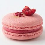 PAMA007 Chefhola Pastries Macarons Raspberry Macaron side