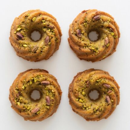 PAMC005 Chefhola Pastries Mini Molded Cakes Pistachio Mold Cake Mini