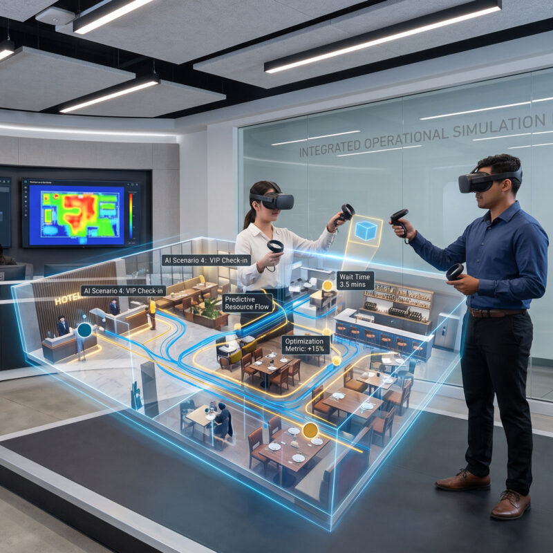 The Digital Paradigm Shift in Hospitality AI 3D Visualization, and Enterprise Training Systems 1