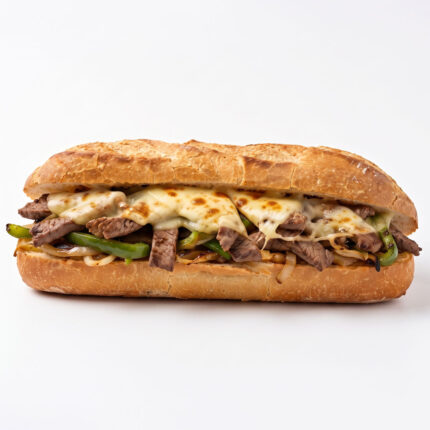 BAK SAN 02 Chefhola Bakery Sandwiches Steak & Cheese Sandwich Side