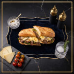 BAK SAN 02 Chefhola Bakery Sandwiches Steak & Cheese Sandwich Table