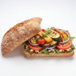 BAK SAN 08 Chefhola Bakery Sandwiches Veggie Delite Sandwich Perspective