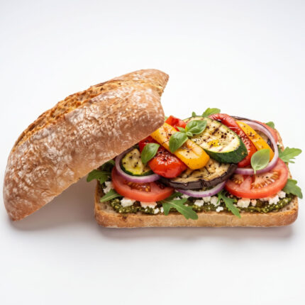 BAK SAN 08 Chefhola Bakery Sandwiches Veggie Delite Sandwich Perspective