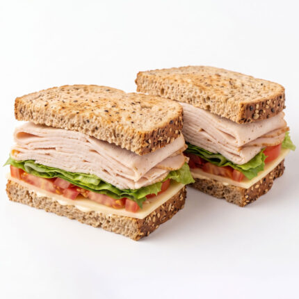BAK SAN 09 Chefhola Bakery Sandwiches Oven Roasted Turkey Sandwich Perspective