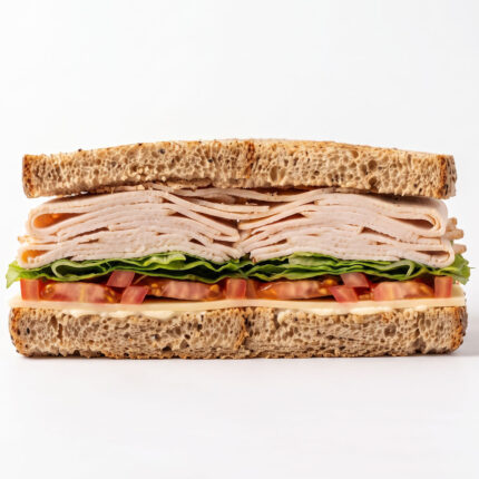 BAK SAN 09 Chefhola Bakery Sandwiches Oven Roasted Turkey Sandwich Side