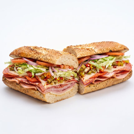 BAK SAN 10 Chefhola Bakery Sandwiches Spicy Italian Sandwich Perspective