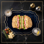 BAK SAN 11 Chefhola Bakery Sandwiches Turkey Ham Sandwich Table