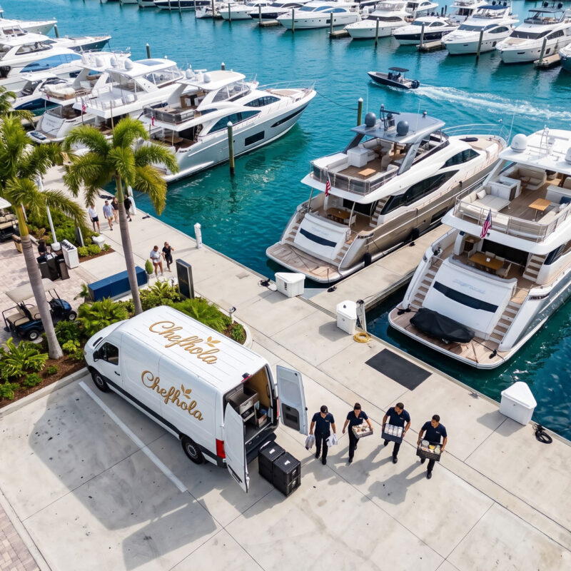 Chefhola EB 5 Investment Priority 6 Month B2B Catering Service Solutions Yachts 1