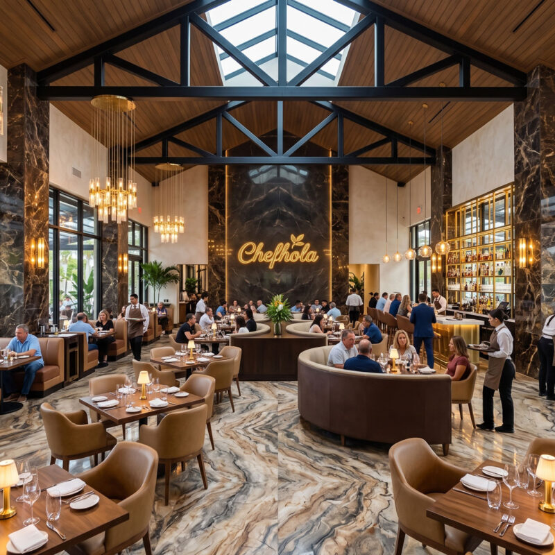 Chefhola EB 5 Investment Priority 6 Month Restaurant Bakery Interior 1