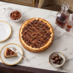PAS CHE 03 Chefhola Pastries Cheesecakes Turtle Cheesecake Table