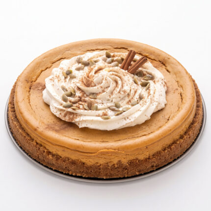 PAS CHE 05 Chefhola Pastries Cheesecakes Pumpkin Spice Cheesecake Perspective