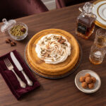 PAS CHE 05 Chefhola Pastries Cheesecakes Pumpkin Spice Cheesecake Table