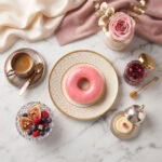 PAS DON 05 Chefhola Pastries Donuts Strawberry Jelly Donut Table