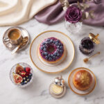 PAS DON 06 Chefhola Pastries Donuts Blueberry Jelly Donut Table