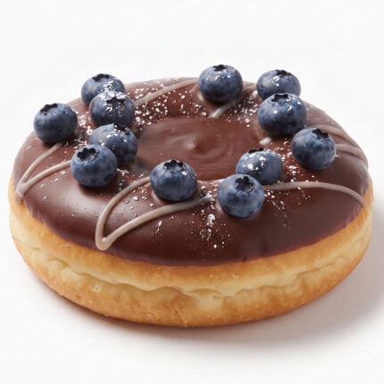 PAS DON 12 Chefhola Pastries Donuts Blueberry Jelly Boston Donut Perspective
