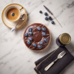 PAS DON 12 Chefhola Pastries Donuts Blueberry Jelly Boston Donut Table